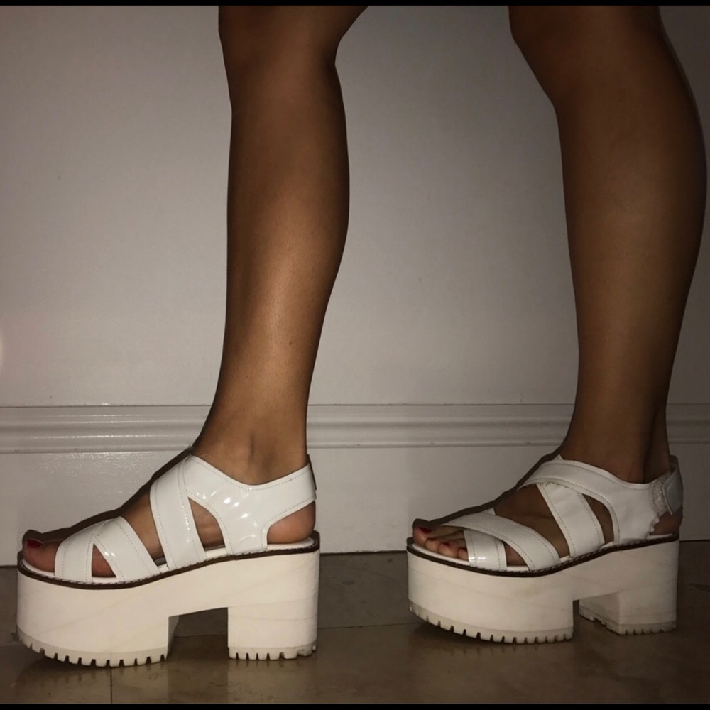 White platforms
